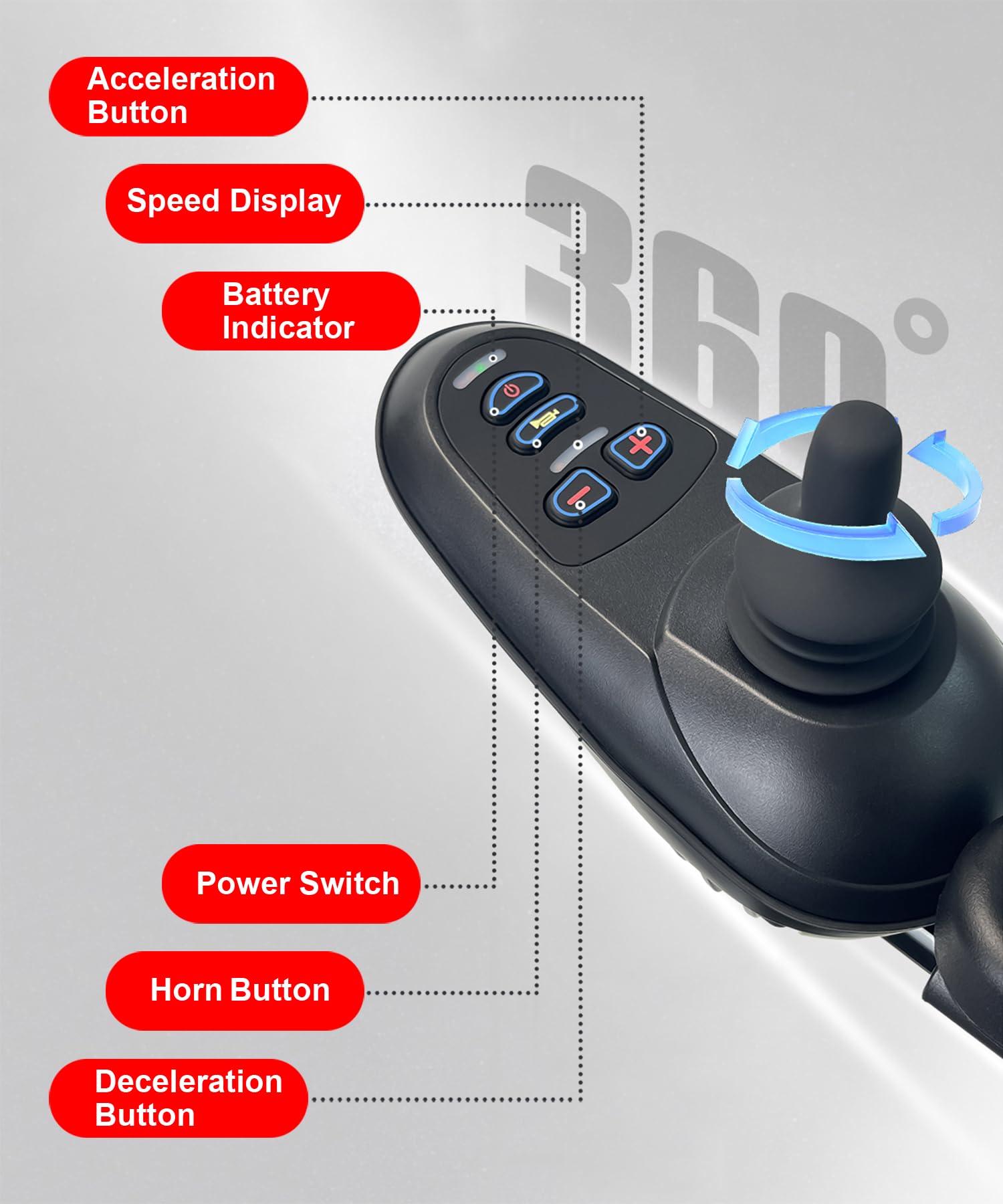 D04 Foldable Electric Wheelchair with Powerful 500W Motor, 10Ah Removable Battery, 20km Range, 150kg Capacity, Lightweight Carbon Aluminium PowerchairโTravel & Airline Approved