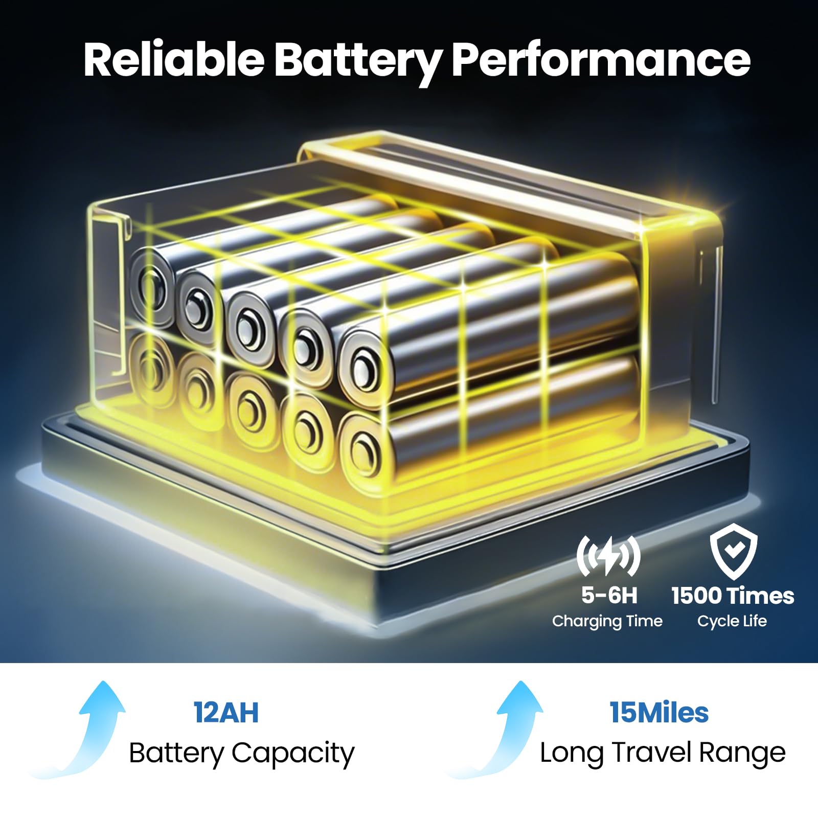 Lightweight Foldable Electric Wheelchair for Adults with Recliner – Foldable, 400W Motor, 15-Mile Range, 250Lb Capacity, Airline Approved